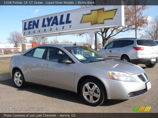 2008 Pontiac G6 GT Sedan in Liquid Silver Metallic