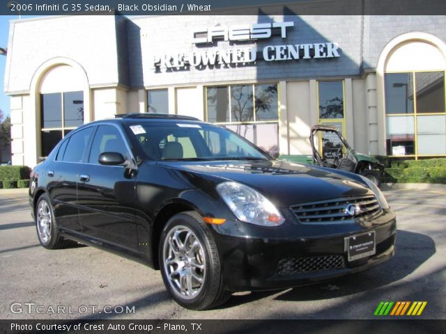 2006 Infiniti G 35 Sedan in Black Obsidian