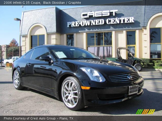 2006 Infiniti G 35 Coupe in Black Obsidian