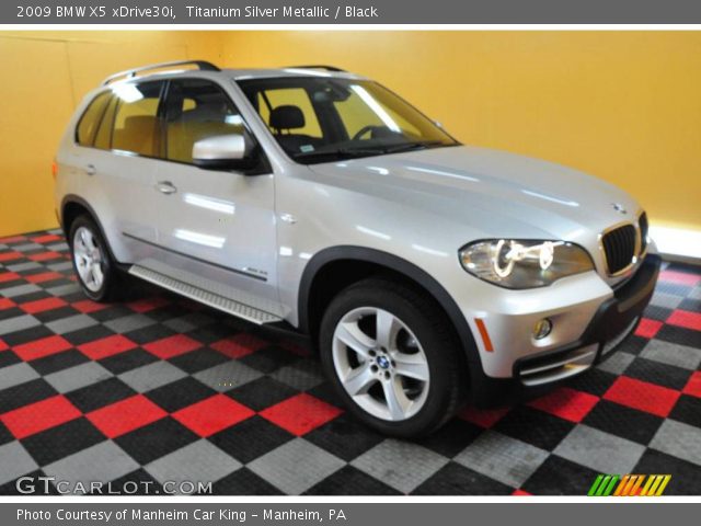2009 BMW X5 xDrive30i in Titanium Silver Metallic