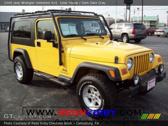 2006 Jeep Wrangler Unlimited 4x4 in Solar Yellow