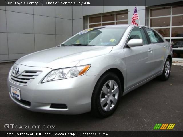 2009 Toyota Camry LE in Classic Silver Metallic