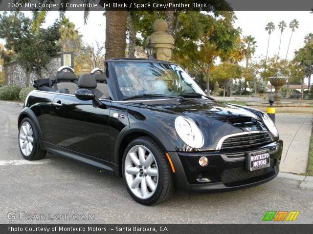 2005 Mini Cooper S Convertible in Jet Black