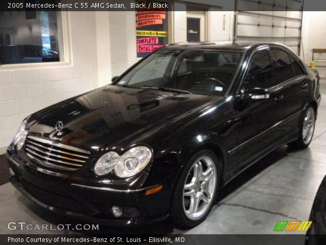 2005 Mercedes-Benz C 55 AMG Sedan in Black