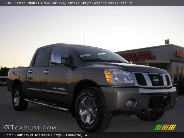 2007 Nissan Titan LE Crew Cab 4x4 in Smoke Gray