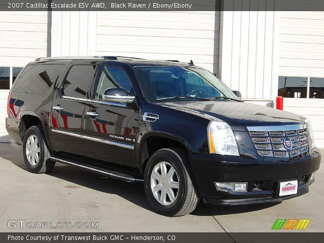 2007 Cadillac Escalade ESV AWD in Black Raven