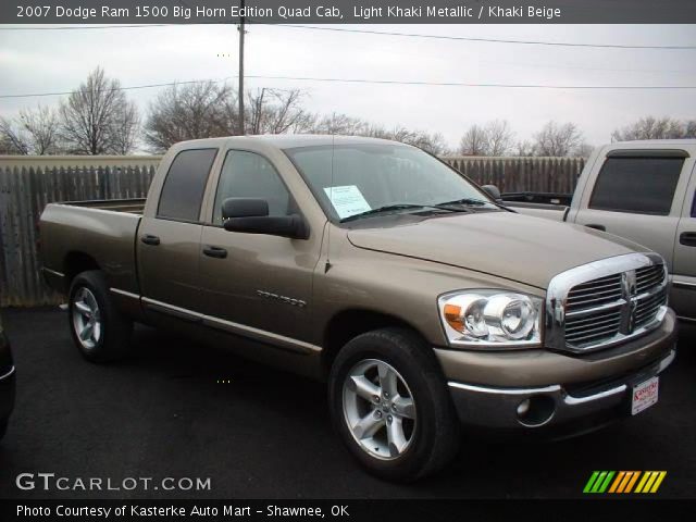 2007 Dodge Ram 1500 Big Horn Edition Quad Cab in Light Khaki Metallic