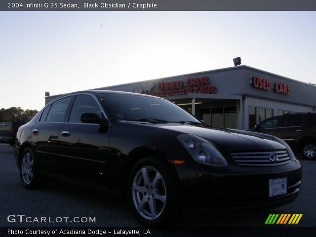 2004 Infiniti G 35 Sedan in Black Obsidian