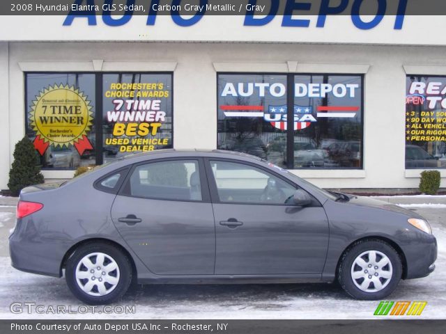 2008 Hyundai Elantra GLS Sedan in Carbon Gray Metallic