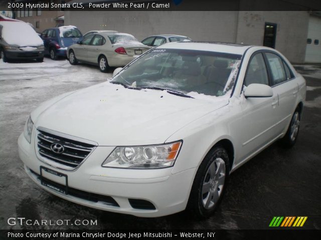 2009 Hyundai Sonata GLS in Powder White Pearl