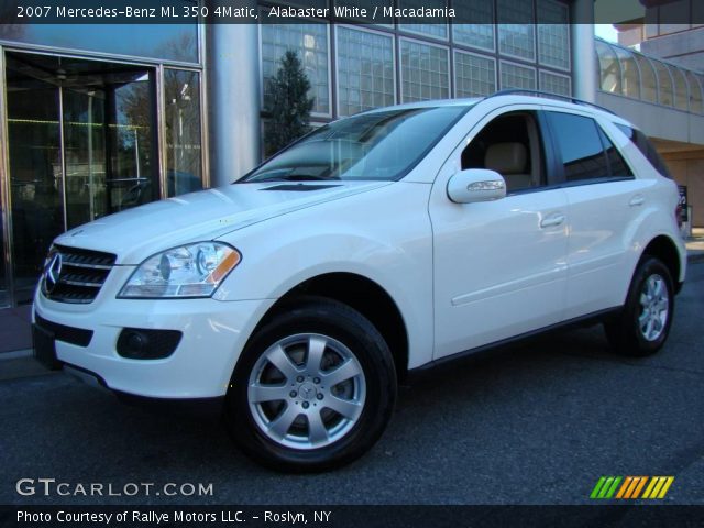 2007 Mercedes-Benz ML 350 4Matic in Alabaster White