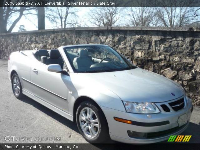 2006 Saab 9-3 2.0T Convertible in Silver Metallic