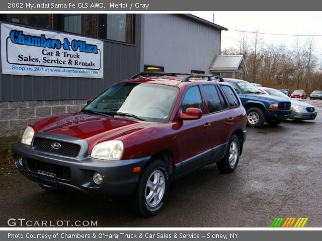2002 Hyundai Santa Fe GLS AWD in Merlot