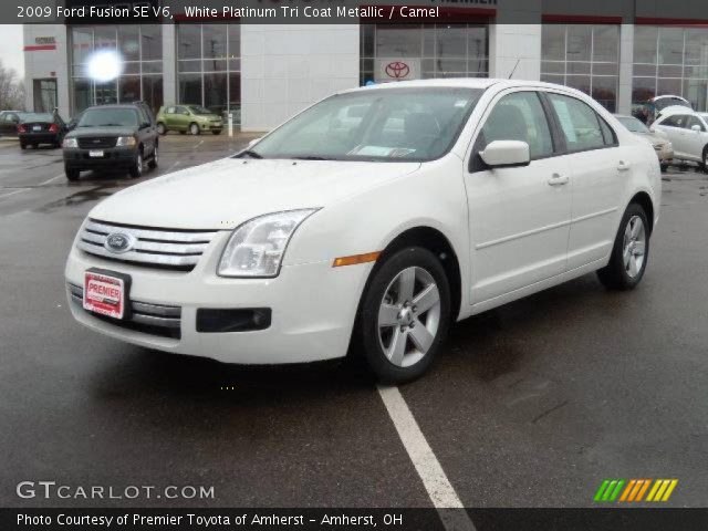 2009 Ford Fusion SE V6 in White Platinum Tri Coat Metallic