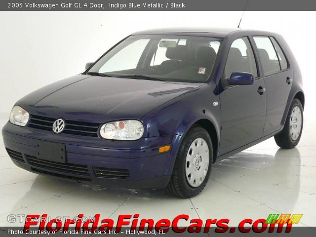 2005 Volkswagen Golf GL 4 Door in Indigo Blue Metallic