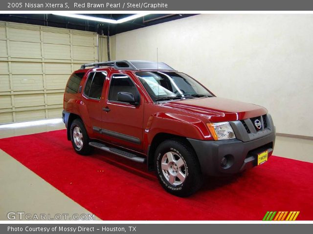 2005 Nissan Xterra S in Red Brawn Pearl