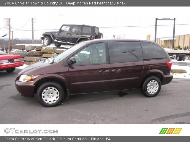 2004 Chrysler Town & Country LX in Deep Molten Red Pearlcoat