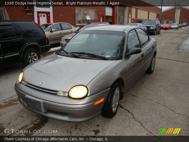 1998 Dodge Neon Highline Sedan in Bright Platinum Metallic