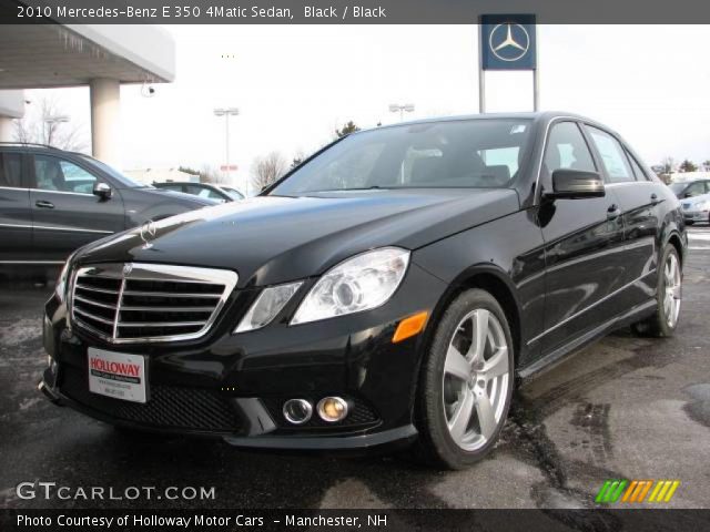 2010 Mercedes-Benz E 350 4Matic Sedan in Black