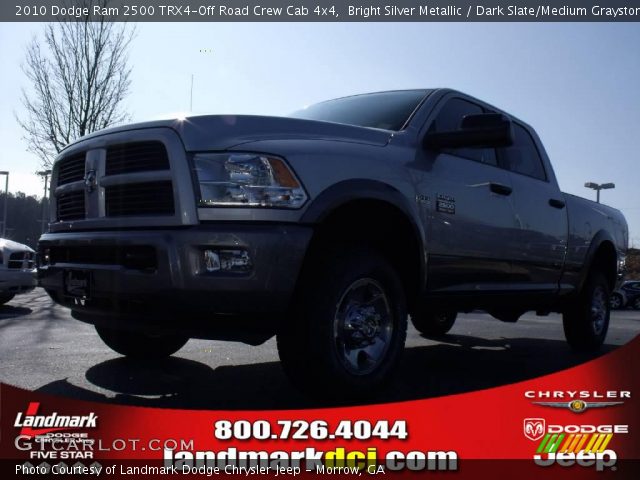2010 Dodge Ram 2500 TRX4-Off Road Crew Cab 4x4 in Bright Silver Metallic