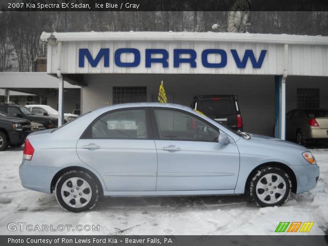 2007 Kia Spectra EX Sedan in Ice Blue