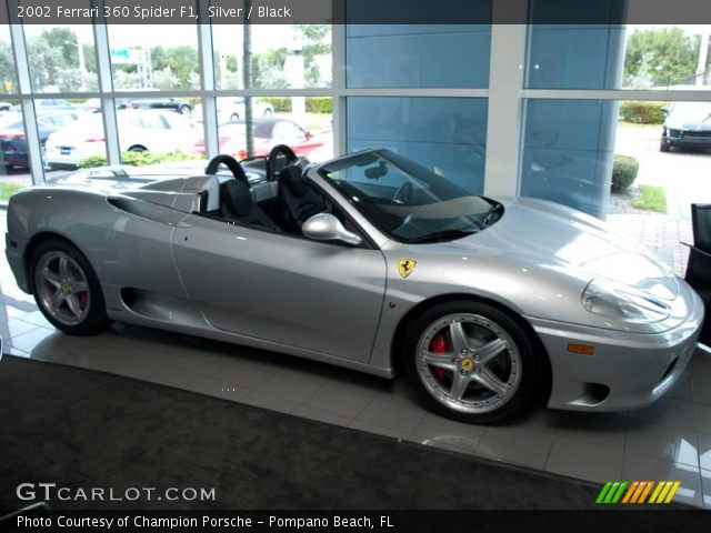 2002 Ferrari 360 Spider F1 in Silver