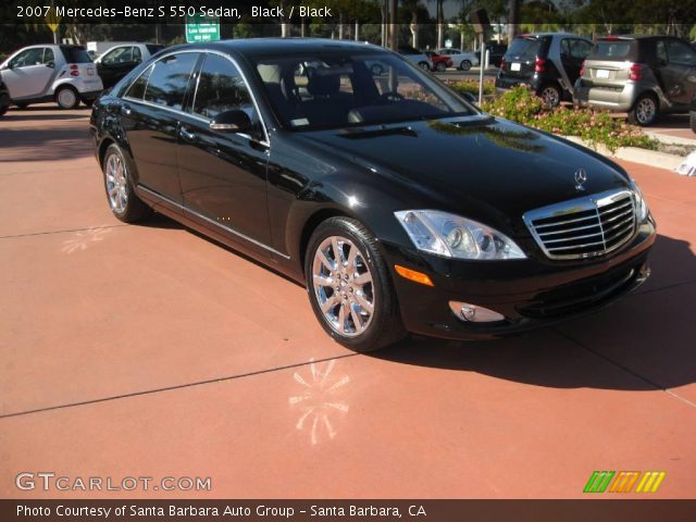 2007 Mercedes-Benz S 550 Sedan in Black