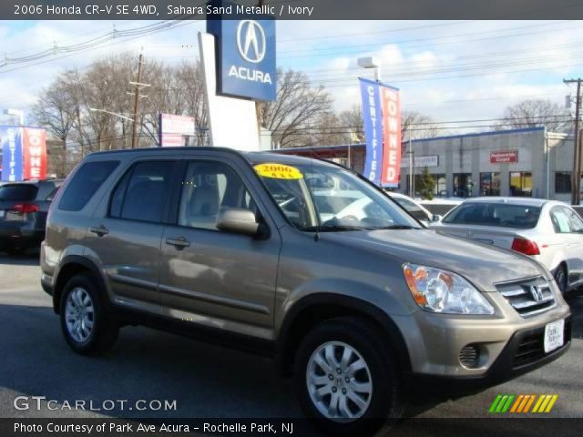 2006 Honda CR-V SE 4WD in Sahara Sand Metallic