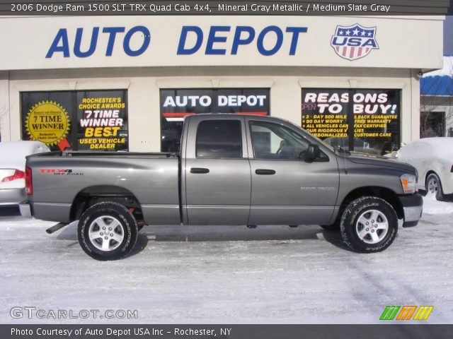 2006 Dodge Ram 1500 SLT TRX Quad Cab 4x4 in Mineral Gray Metallic