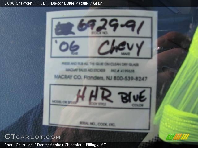 2006 Chevrolet HHR LT in Daytona Blue Metallic