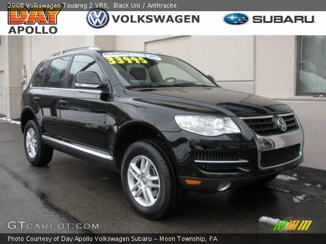 2008 Volkswagen Touareg 2 VR6 in Black Uni