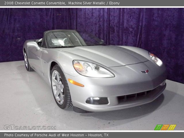 2008 Chevrolet Corvette Convertible in Machine Silver Metallic