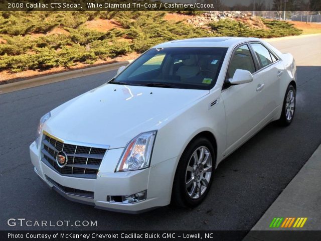 2008 Cadillac CTS Sedan in White Diamond Tri-Coat