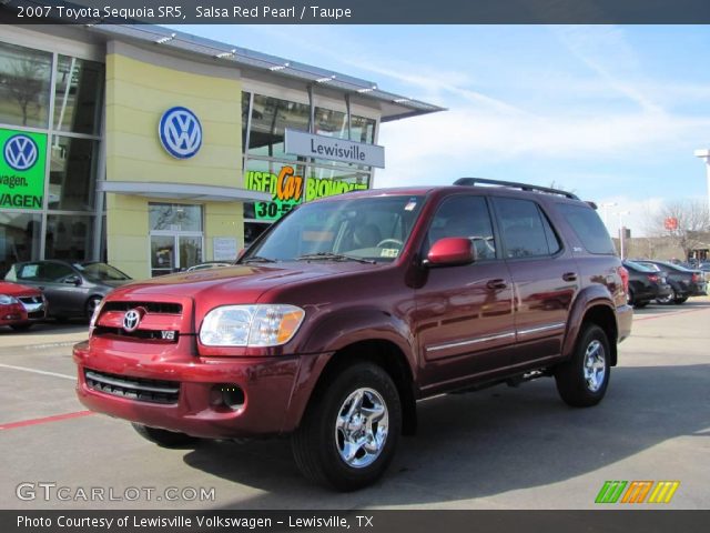 2007 Toyota Sequoia SR5 in Salsa Red Pearl