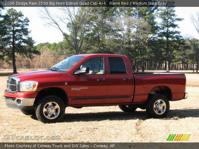 2006 Dodge Ram 2500 Big Horn Edition Quad Cab 4x4 in Flame Red