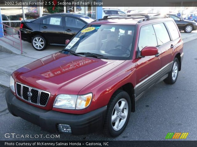 2002 Subaru Forester 2.5 S in Sedona Red Pearl