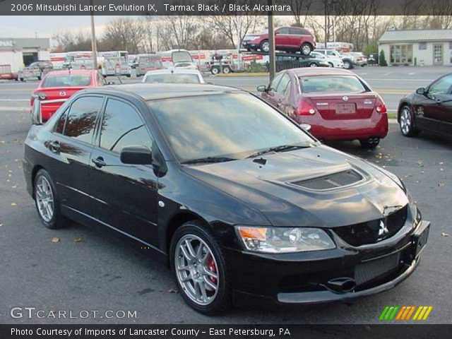 2006 Mitsubishi Lancer Evolution IX in Tarmac Black