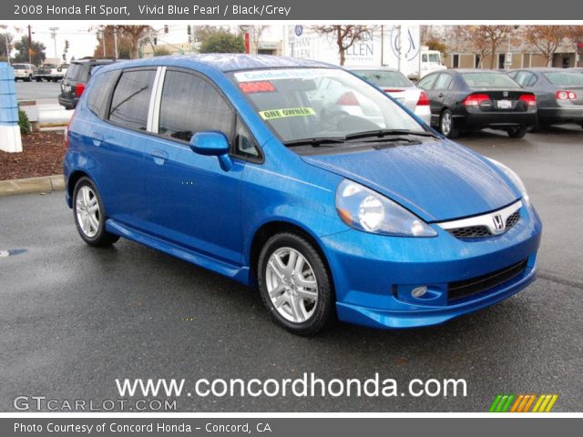 2008 Honda Fit Sport in Vivid Blue Pearl