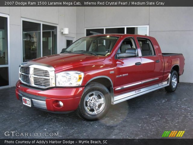 2007 Dodge Ram 1500 Laramie Mega Cab in Inferno Red Crystal Pearl