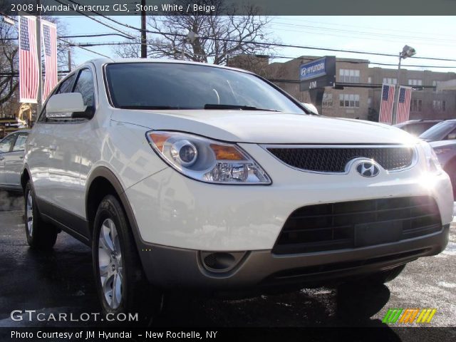 2008 Hyundai Veracruz GLS in Stone White