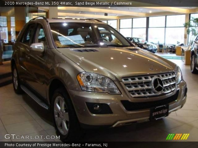 2010 Mercedes-Benz ML 350 4Matic in Sand Beige Metallic