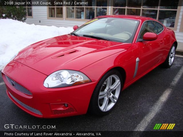 2008 Jaguar XK XKR Coupe in Salsa Red