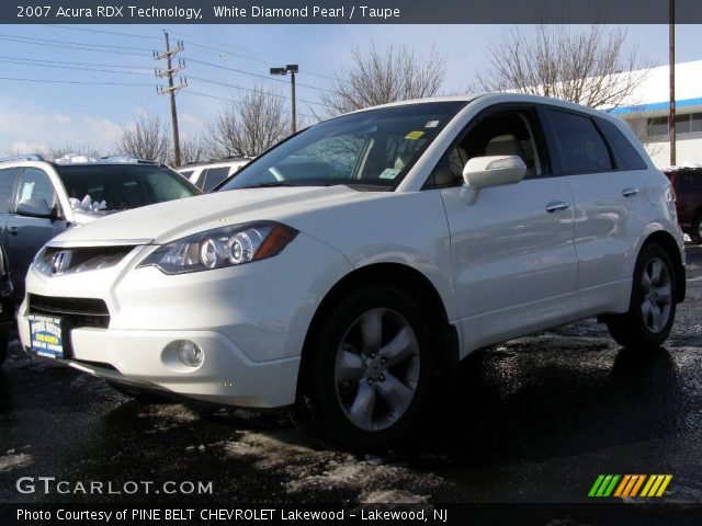 2007 Acura RDX Technology in White Diamond Pearl