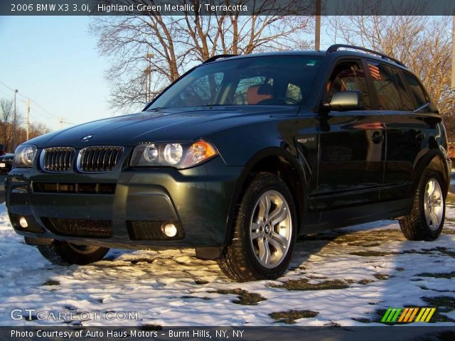 2006 BMW X3 3.0i in Highland Green Metallic