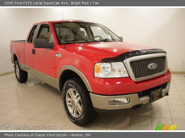 2005 Ford F150 Lariat SuperCab 4x4 in Bright Red