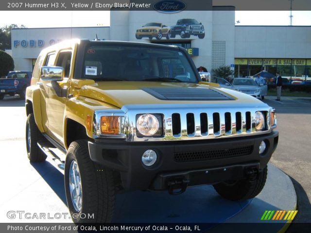 2007 Hummer H3 X in Yellow