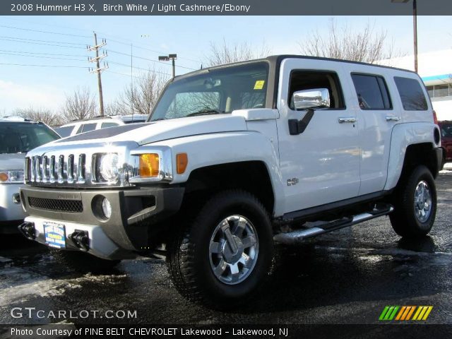 2008 Hummer H3 X in Birch White