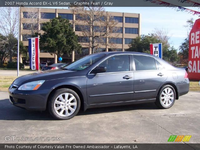 2007 Honda Accord EX-L V6 Sedan in Graphite Pearl