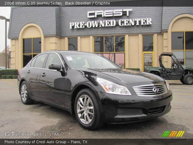 2008 Infiniti G 35 Journey Sedan in Black Obsidian