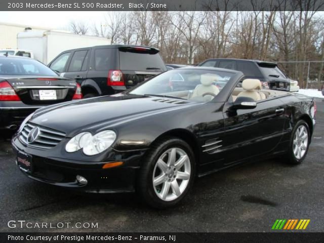 2003 Mercedes-Benz SL 500 Roadster in Black